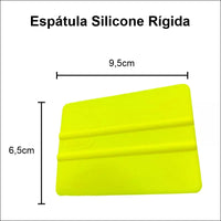 Espátula de Silicone + Estilete 8mm para Aplicação de Papel de Parede