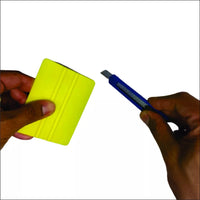 Espátula de Silicone + Estilete 8mm para Aplicação de Papel de Parede