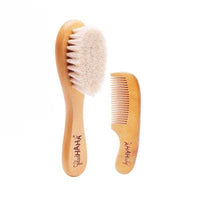 Escova de Cerda de Cabras para Bebês - AHAHbaby - Zibow