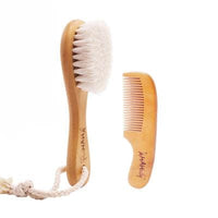 Escova de Cerda de Cabras para Bebês - AHAHbaby - Zibow