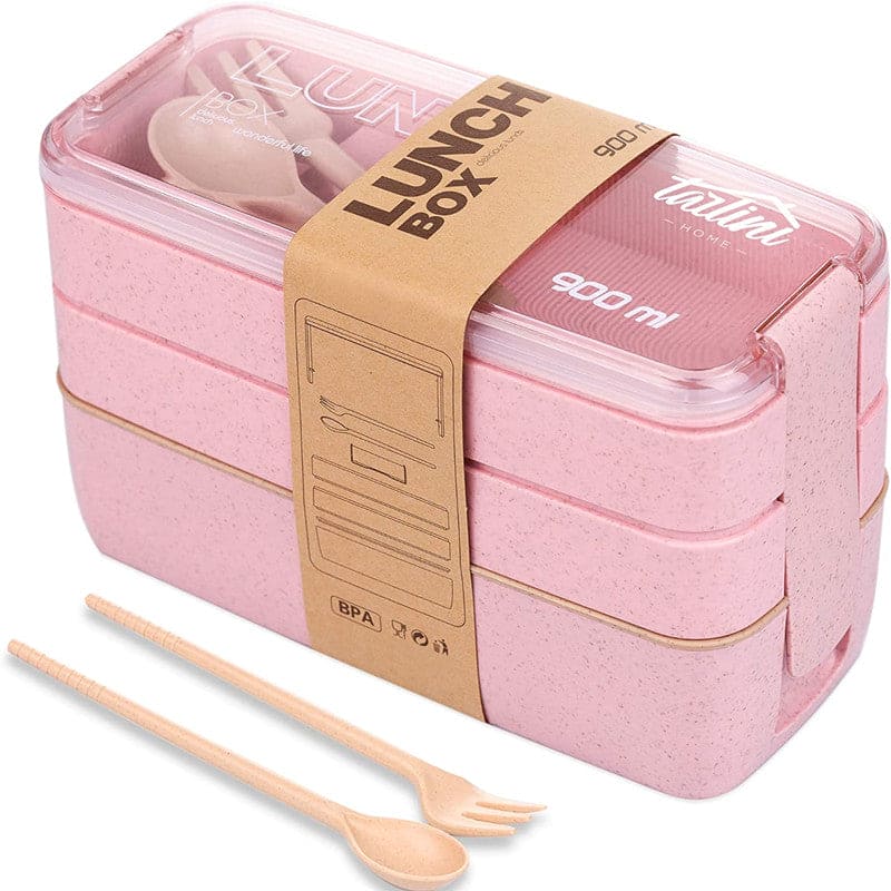 Marmita Estilo Bentô de 3 Camadas - 900mL
