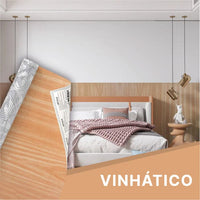 Papel 3D Auto Adesivo Madeira para Parede, Móveis e Piso - Resistente à Água e Durável