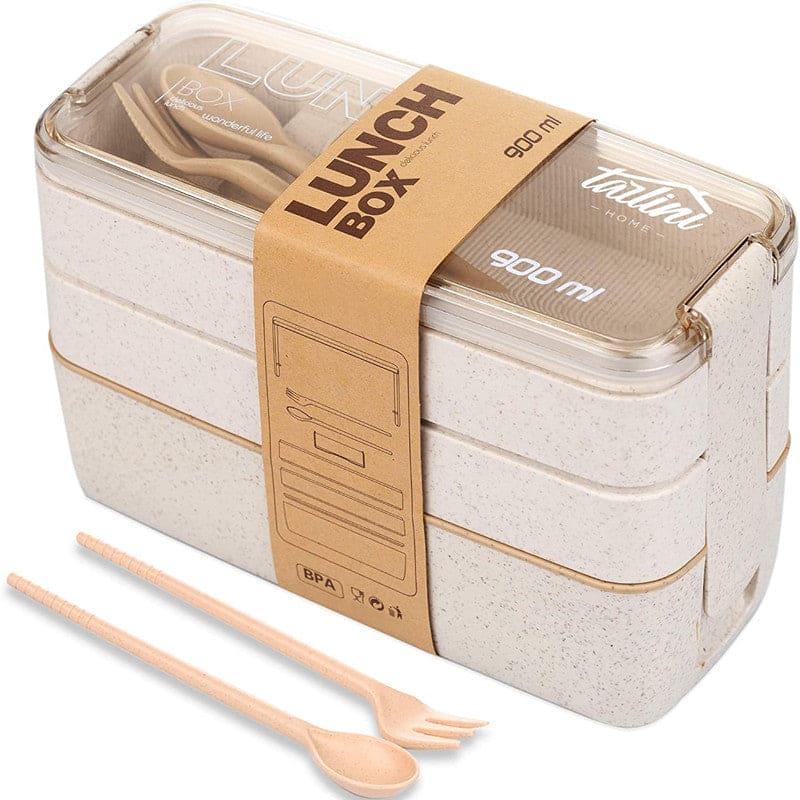 Marmita Estilo Bentô de 3 Camadas - 900mL